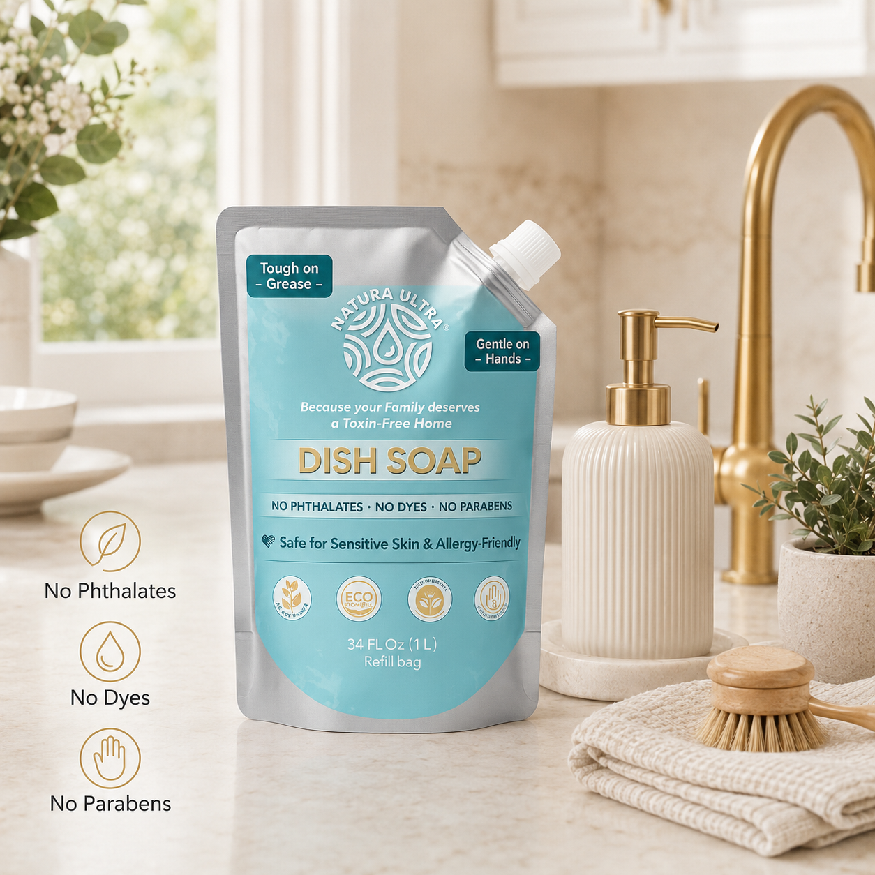 Natura Ultra Dish Soap Refill