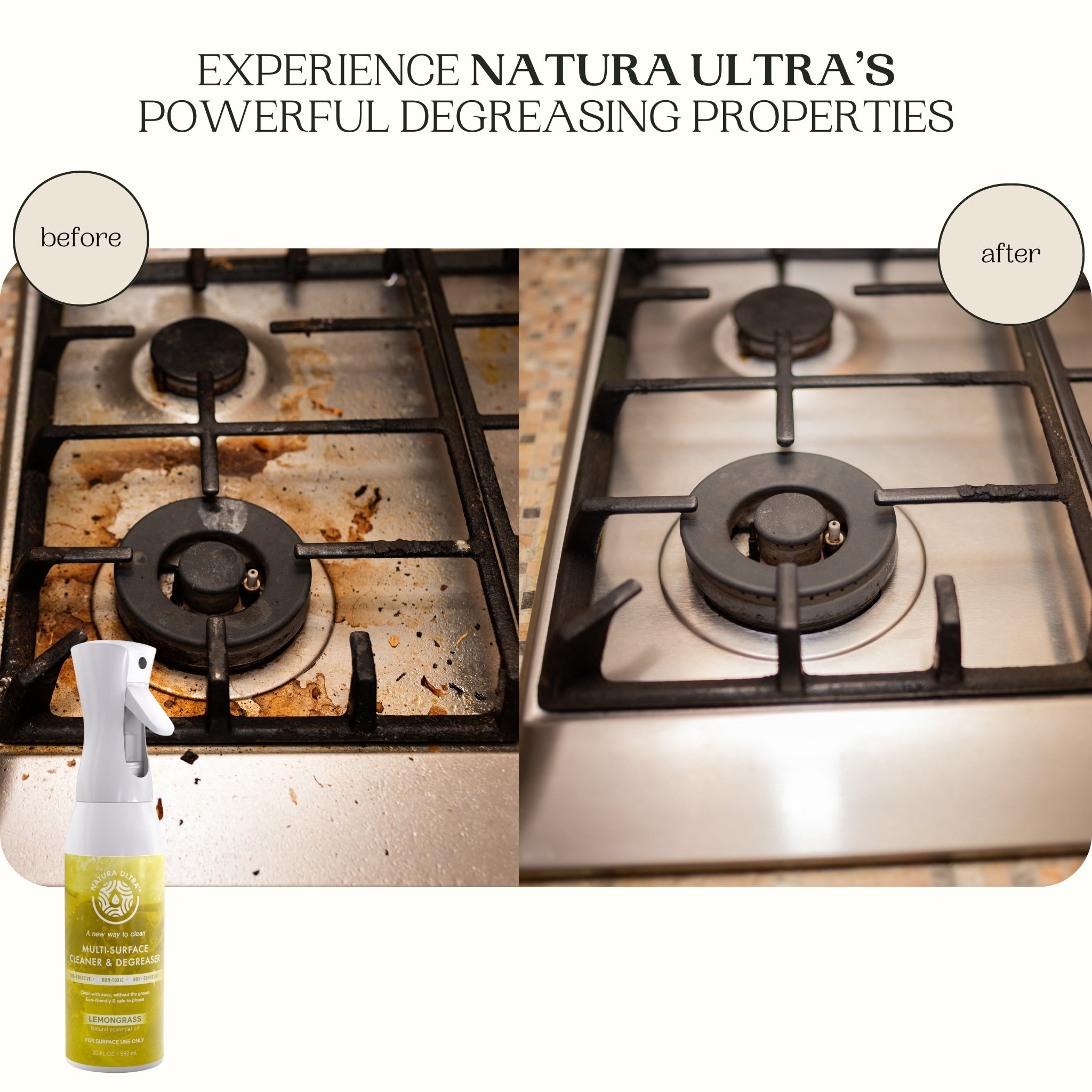 Multi- Surface Cleaner & Degreaser (Spray + Refill)