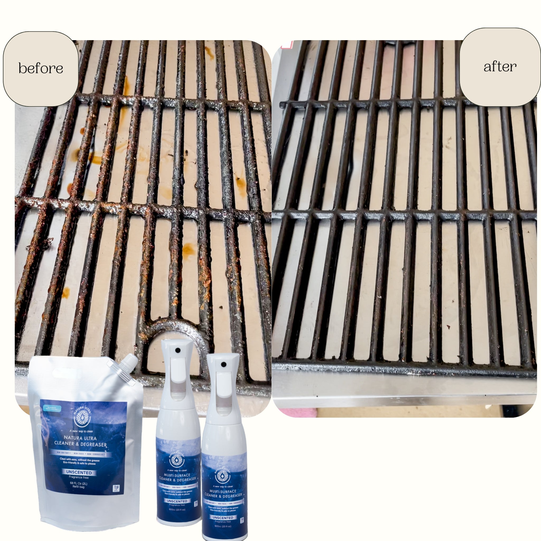 Multi- Surface Cleaner & Degreaser (Spray + Refill)