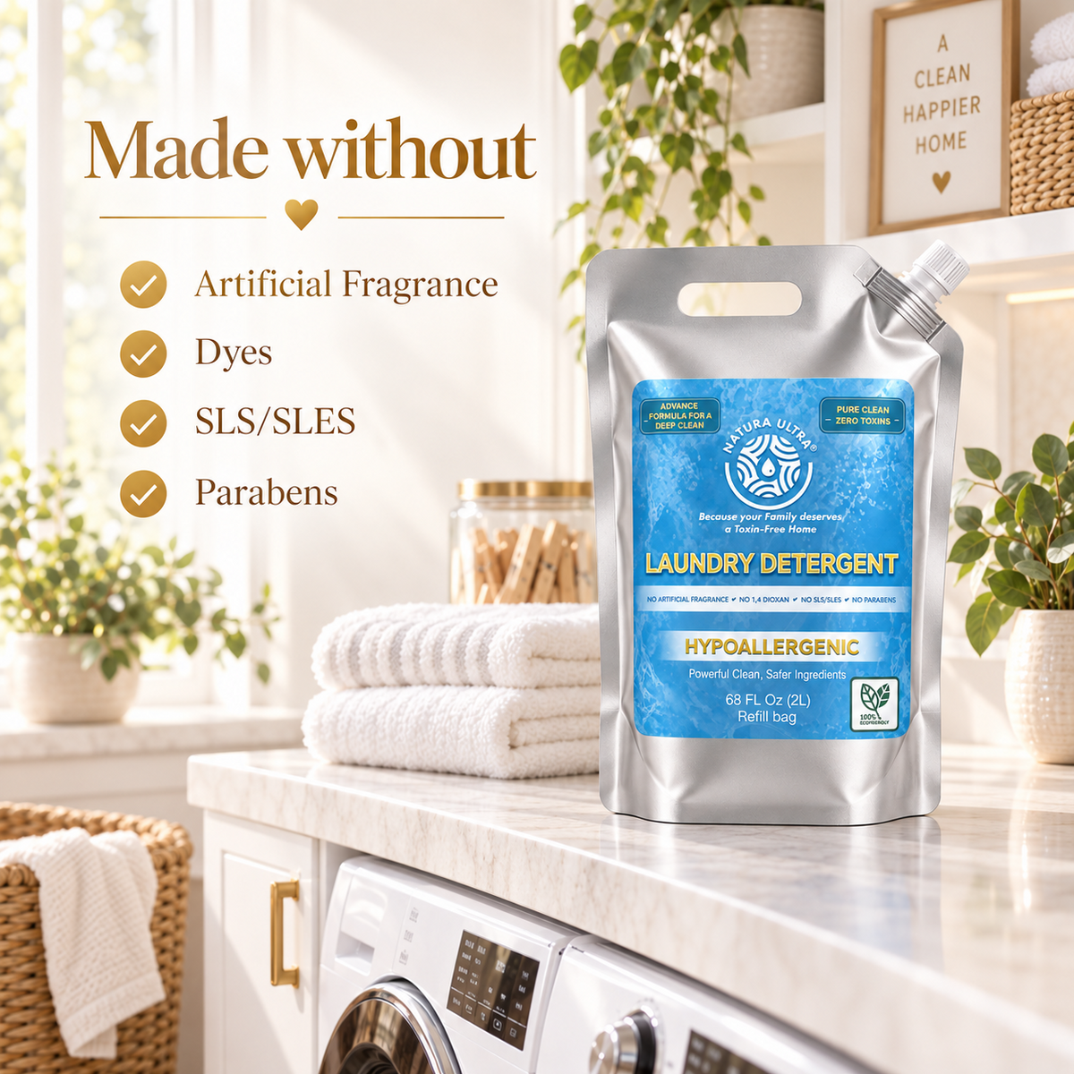 Natura Ultra Liquid Laundry Detergent