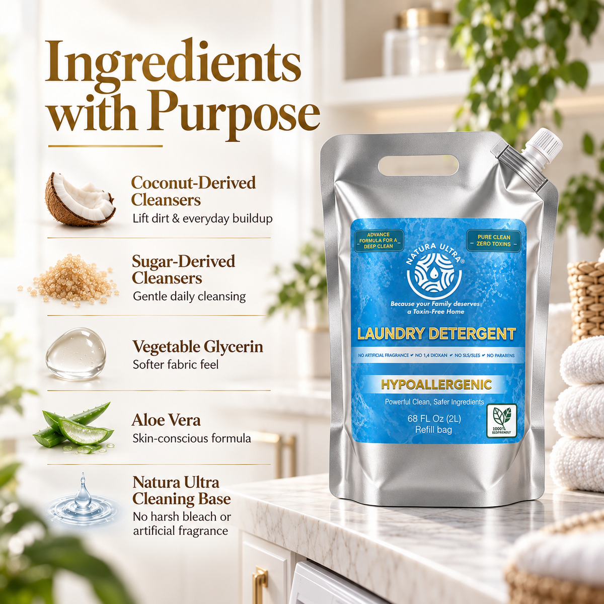 Natura Ultra Liquid Laundry Detergent
