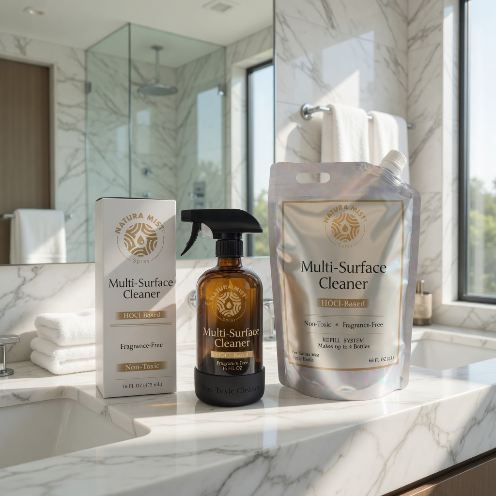 HOCl Multi-Surface Cleaner | Essentials Bundle Glass