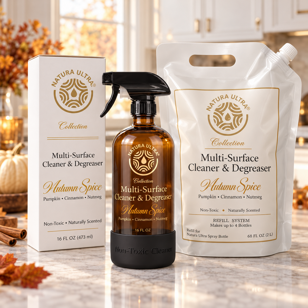 ALL-PURPOSE Cleaner & Degreaser - Essentials Bundle in Glass