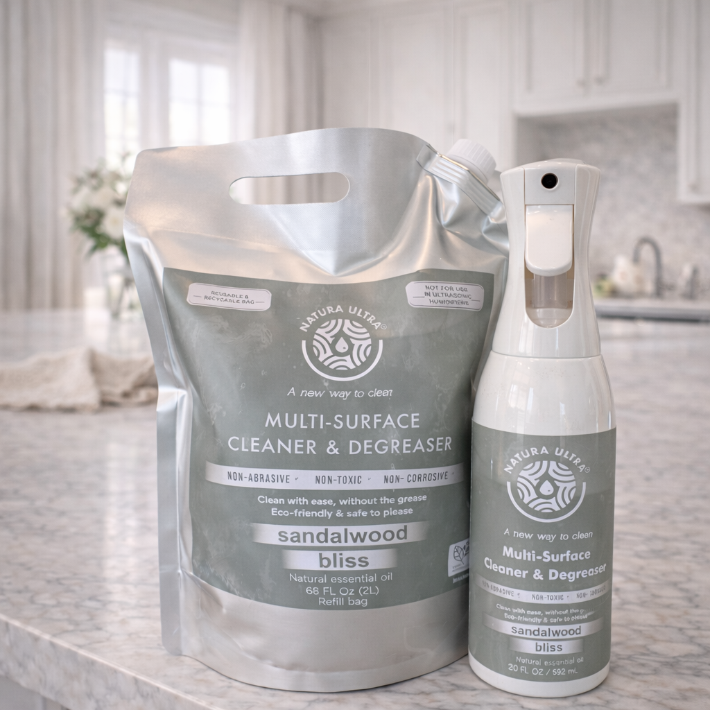 Limpiador multiusos y desengrasante (spray + recarga)
